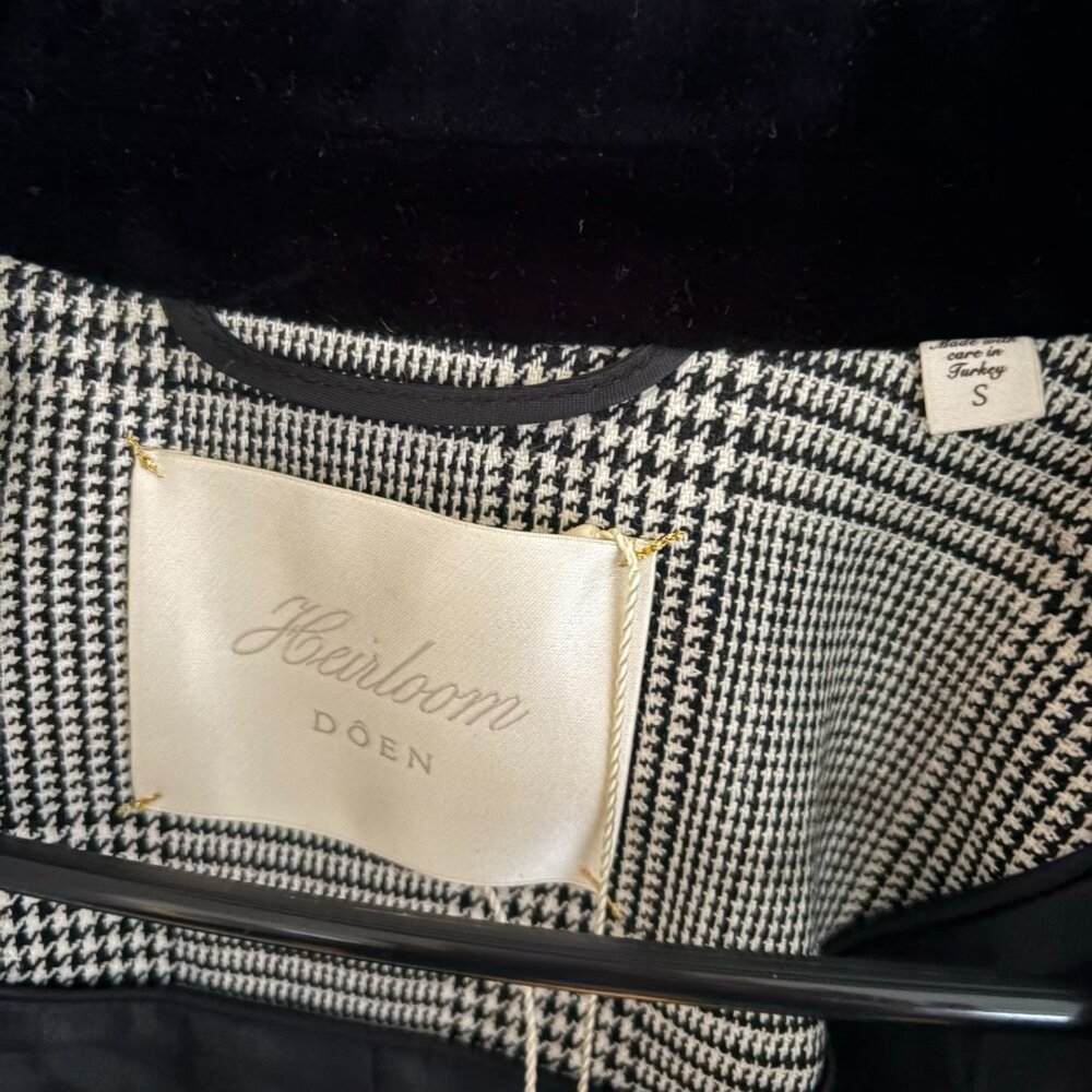 NWT Doen Casper Blazer in Wainwright Houndstooth Check - Picture 5 of 8